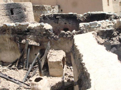 Hazara home burned and looted by Kuchi